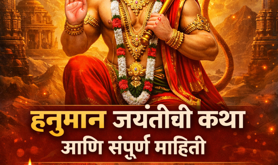 हनुमान जयंतीची कथा, महत्त्व, पूजा विधी आणि संपूर्ण माहिती – भक्तांसाठी प्रेरणादायी लेख