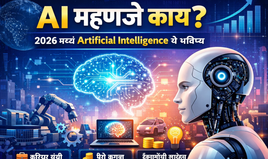 AI म्हणजे काय? 2026 मध्ये Artificial Intelligence चे भविष्य | Marathi Guide