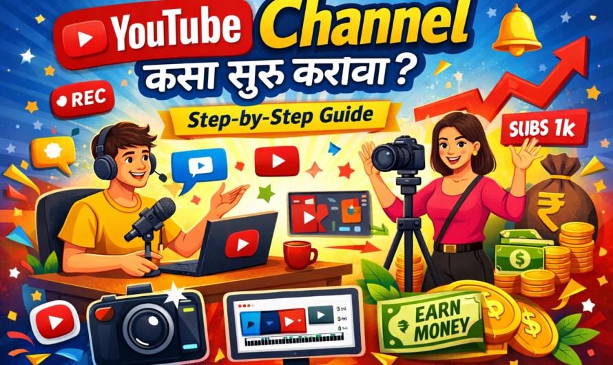 YouTube Channel कसा सुरू करावा? | Complete Marathi Guide 2026