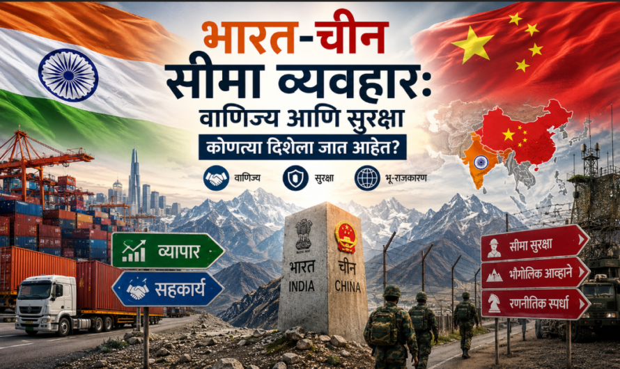 भारत-चीन सीमा व्यवहार 2026: वाणिज्य, सुरक्षा आणि भू-राजकारणाचा बदलता चेहरा