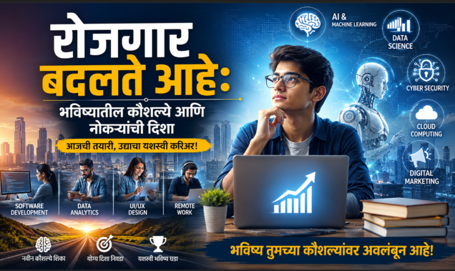 रोजगार बदलते आहे: भविष्यातील कौशल्ये आणि नोकऱ्यांची दिशा | Future Jobs & Skills in India