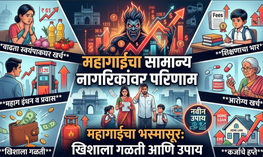 महागाईचा सामान्य नागरिकांवर परिणाम | वाढत्या महागाईत बजेट कसे सांभाळावे?